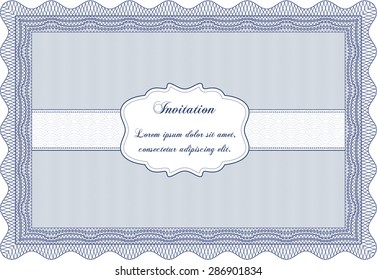 Invitación retro. Con un fondo de calidad. Ilustración vectorial.Diseño artístico.  