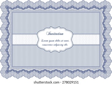 Plantilla de invitación retro. Buen diseño. Con un fondo lineal complejo. Personalizable, fácil de editar y cambiar los colores.