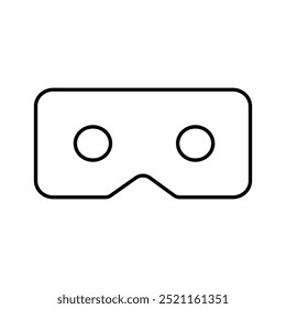 Retro Joystick Gaming Icon - Customizable Stroke and Color Options