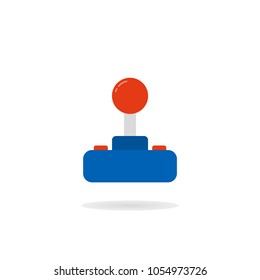 Retro joystick. Vector icon