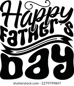 Retro keychain Father's Day T-shirt Design, Vector