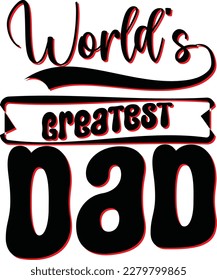 Retro keychain Father's Day T-shirt Design, Vector