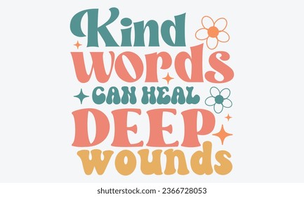 Retro Kindness EPS Bundle, Single Design