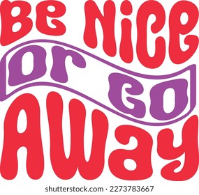 Retro Kindness T-shirt Design, Vector