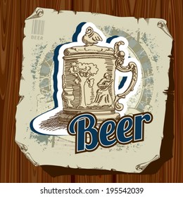 retro label