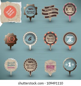 Retro label collection