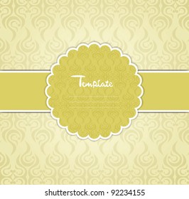 Retro label cover