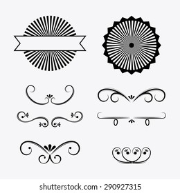 retro label design, vector illustration eps10 graphic 