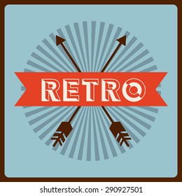 retro label design, vector illustration eps10 graphic 