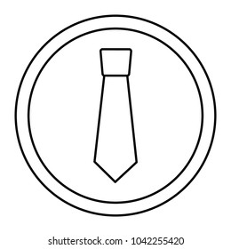 retro label fashion necktie for man