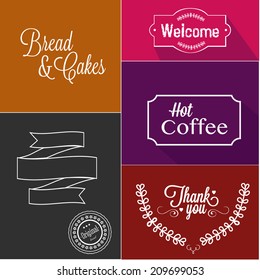 retro label with hipster phrase