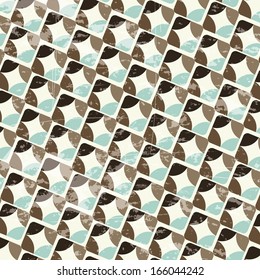 retro label over pattern background vector illustration