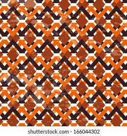 retro label over pattern background vector illustration