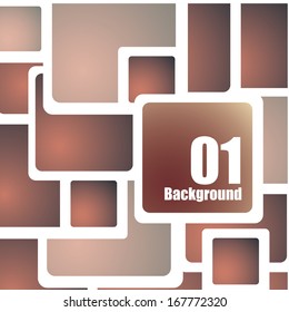 retro label over squares background vector illustration