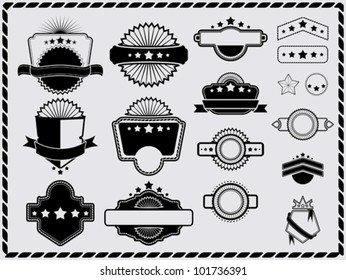 Retro labels