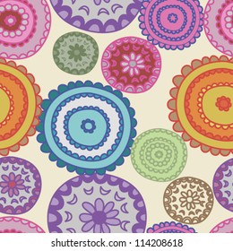 Retro lace seamless pattern