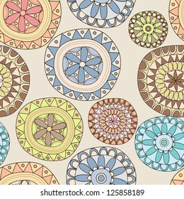 Retro lace seamless pattern