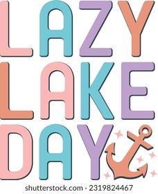 Retro Lake Sublimation Designs Bundle