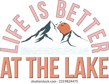 Pack de conception de la sublimation du lac Retro