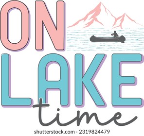 Pack de conception de la sublimation du lac Retro