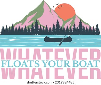 Pack de conception de la sublimation du lac Retro