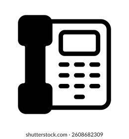 A retro landline phone representing calls or communication