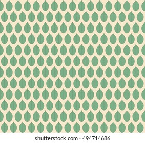 Retro leaves pattern