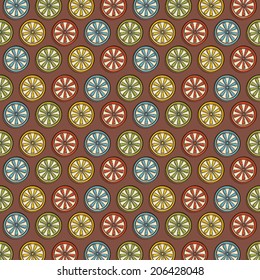retro lemon pattern background vector
