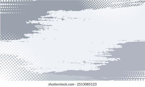 Retro light gray brush stroke grunge texture decorative background