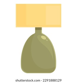 Retro light icon cartoon vector. House table. Room furniture