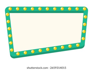 Forma diferente do modelo de caixa de luz retrô