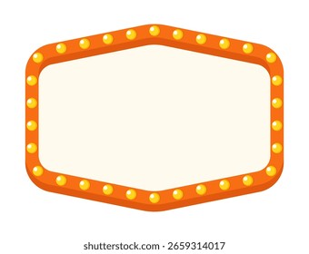 Forma diferente do modelo de caixa de luz retrô