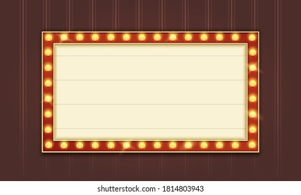 Retro Lightbox Template With Red Border and Straight Corners