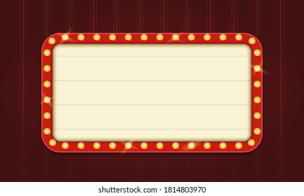 Retro Lightbox Template With Red Border and Round Corners