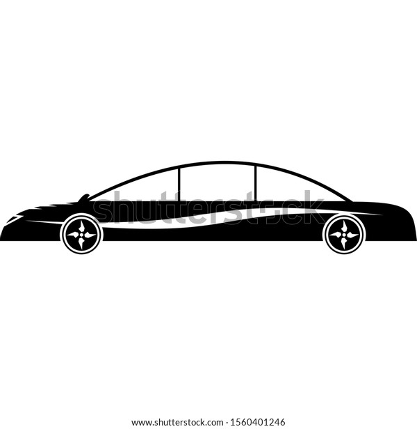 Retro\
limousine icon. Simple illustration of retro limousine vector icon\
for web design isolated on white\
background