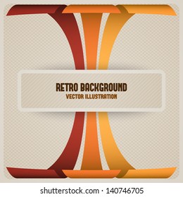 Retro line background. Banner.Art Vector illustration. Can be used for your business presentations