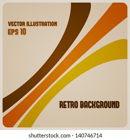 Retro line background. Banner.Art Vector illustration. Can be used for your business presentations