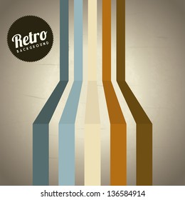 retro lines background, old style. vector illustration