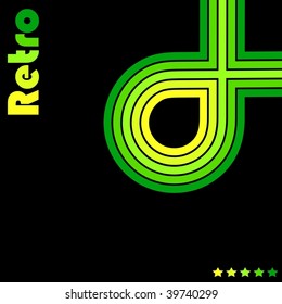 Retro lines design VECTOR