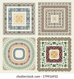Retro lines set