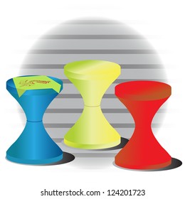 retro little chairs