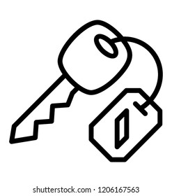 Retro lock key design symbolising unlocking concept