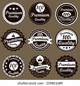 Retro logo template. Vintage Labels set.