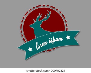 Retro logo. Vector illustration.