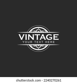 logotipo retro para su diseño 07