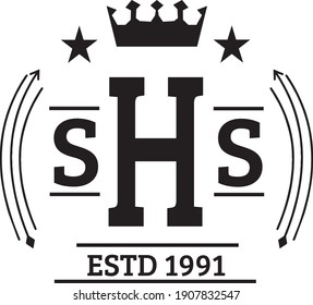 Vector de logotipos retro. Adecuado para logotipos, impresión de pantalla de camisetas, letras, afiches, etc.