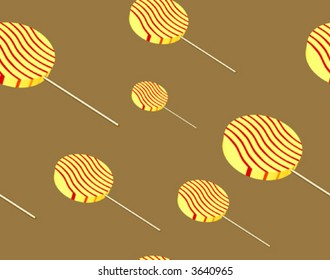 Retro lollipop seamless wallpaper vector