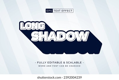 Retro Long Shadow editable text