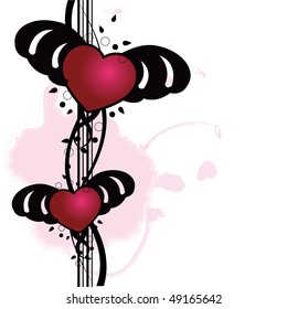 retro love background