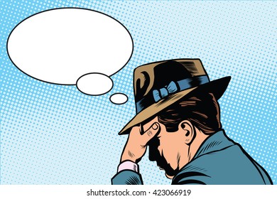 Retro male thinking